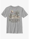 Disney The Rescuers Down Under Destination Rescue Youth T-Shirt, ATH HTR, hi-res