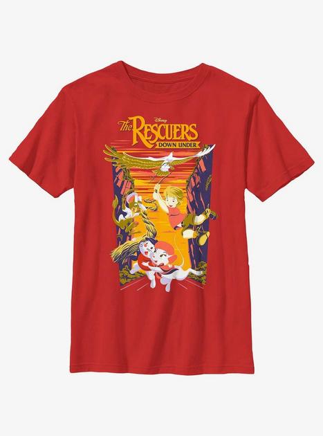 Disney The Rescuers Down Under National Park Rescue Youth T-Shirt - RED ...