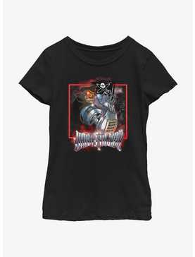 Disney Treasure Planet Metal Pirate John Silver Youth Girls T-Shirt, , hi-res
