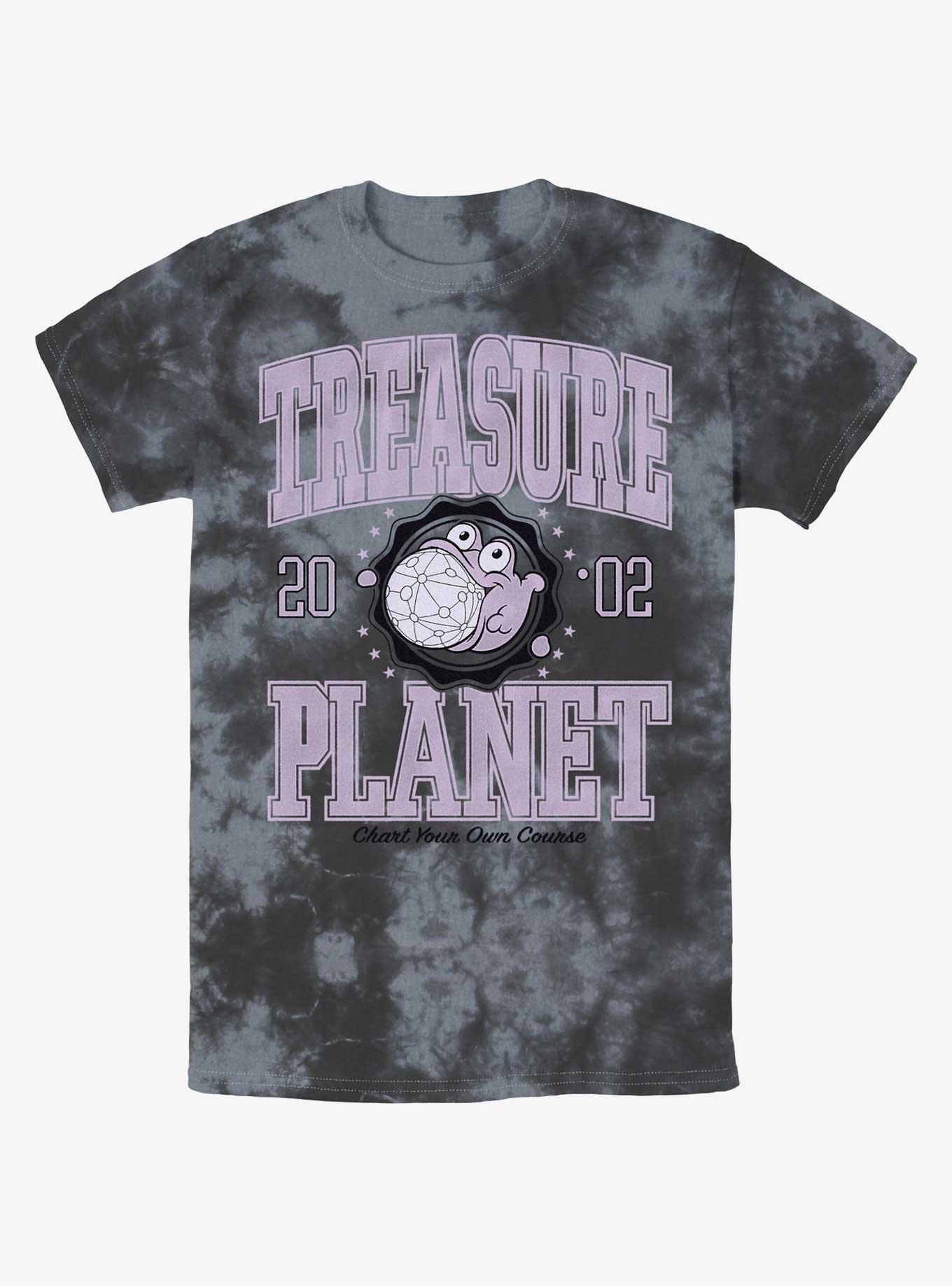 Disney Treasure Planet Morph Collegiate Tie-Dye T-Shirt, BLKCHAR, hi-res