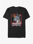 Disney Treasure Planet Metal Pirate John Silver T-Shirt, BLACK, hi-res