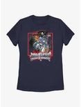 Disney Treasure Planet Metal Pirate John Silver Womens T-Shirt, NAVY, hi-res