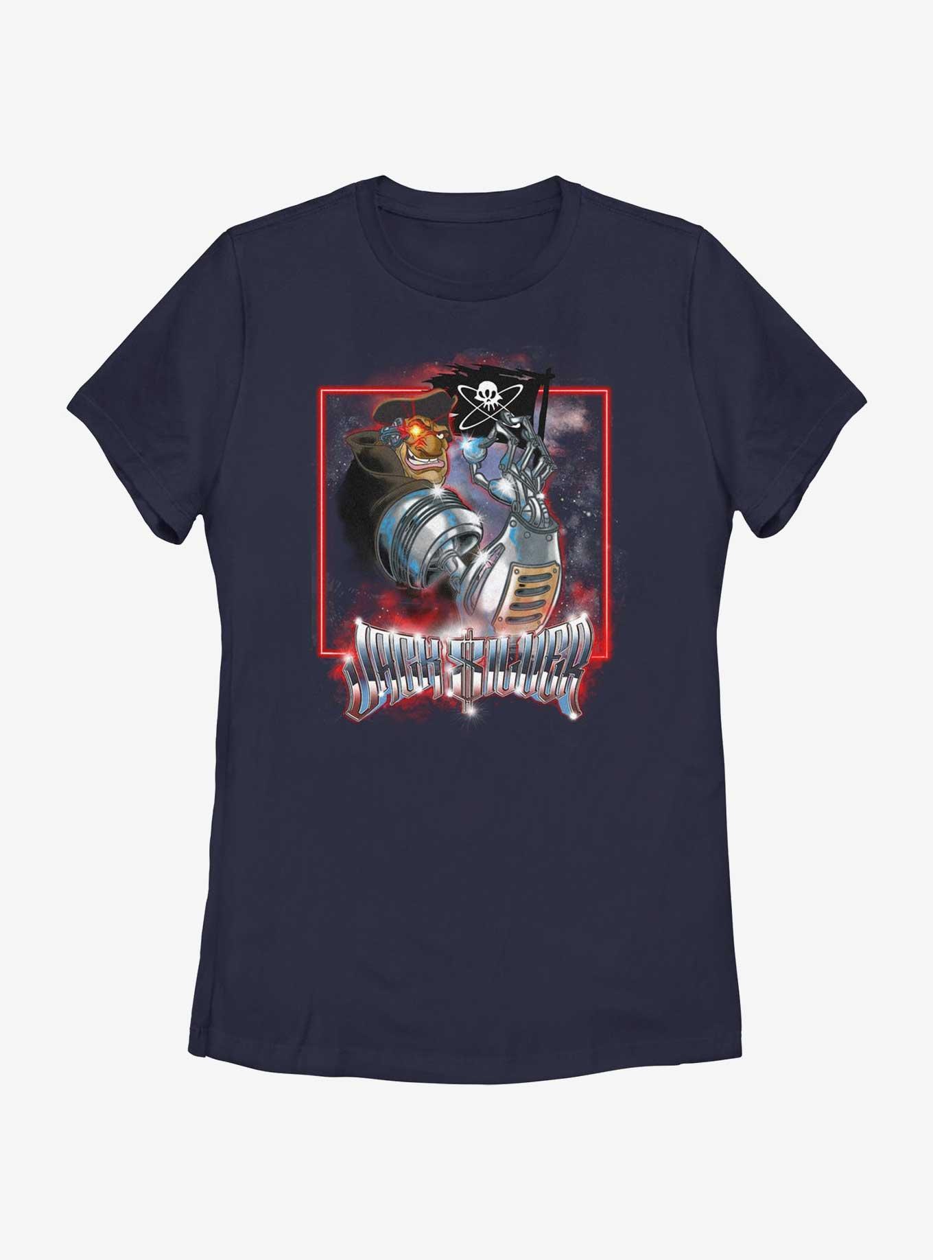 Disney Treasure Planet Metal Pirate John Silver Womens T-Shirt, , hi-res