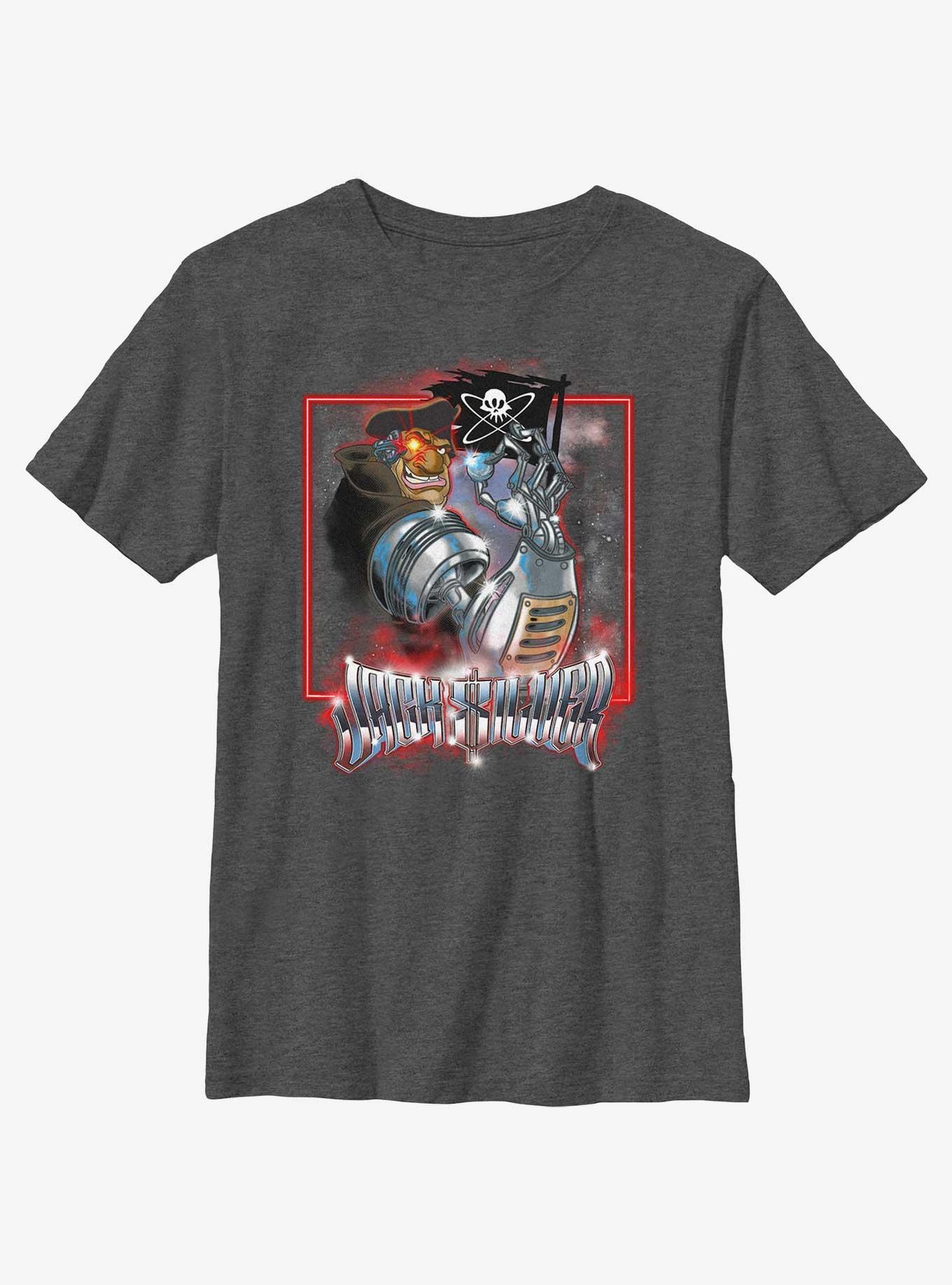 Disney Treasure Planet Metal Pirate John Silver Youth T-Shirt, , hi-res