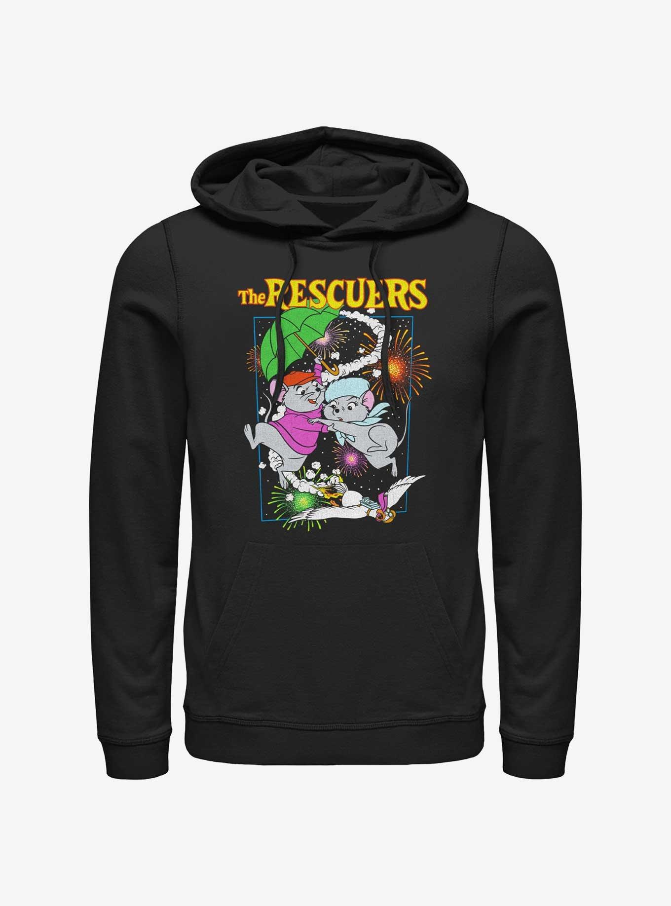 Disney The Rescuers Down Under Fireworks Hoodie, BLACK, hi-res