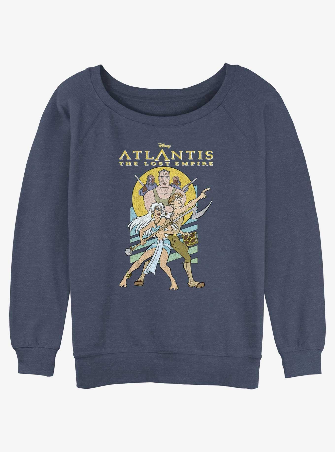 Disney Atlantis: The Lost Empire Protectors Kida and Milo Womens Slouchy Sweatshirt, , hi-res