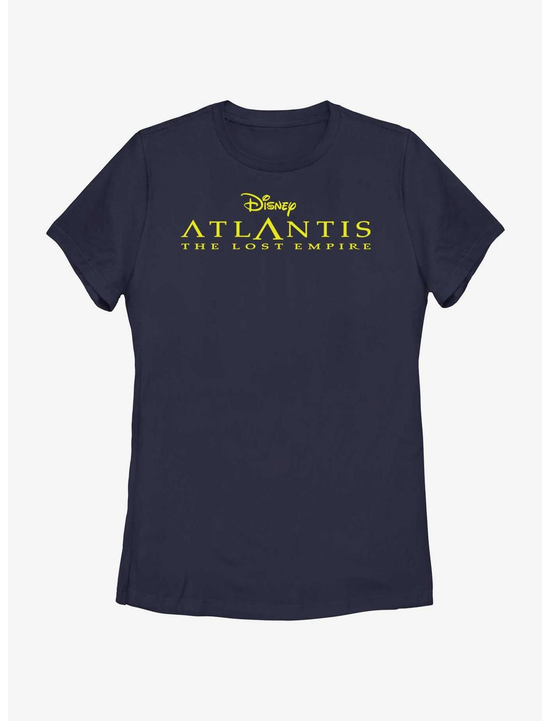 Disney Atlantis: The Lost Empire Logo Womens T-Shirt, NAVY, hi-res