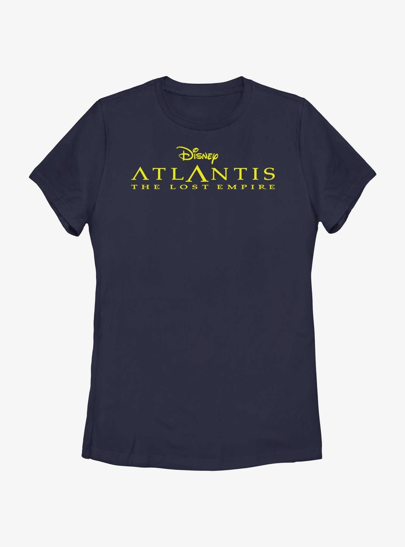Disney Atlantis: The Lost Empire Logo Womens T-Shirt, NAVY, hi-res