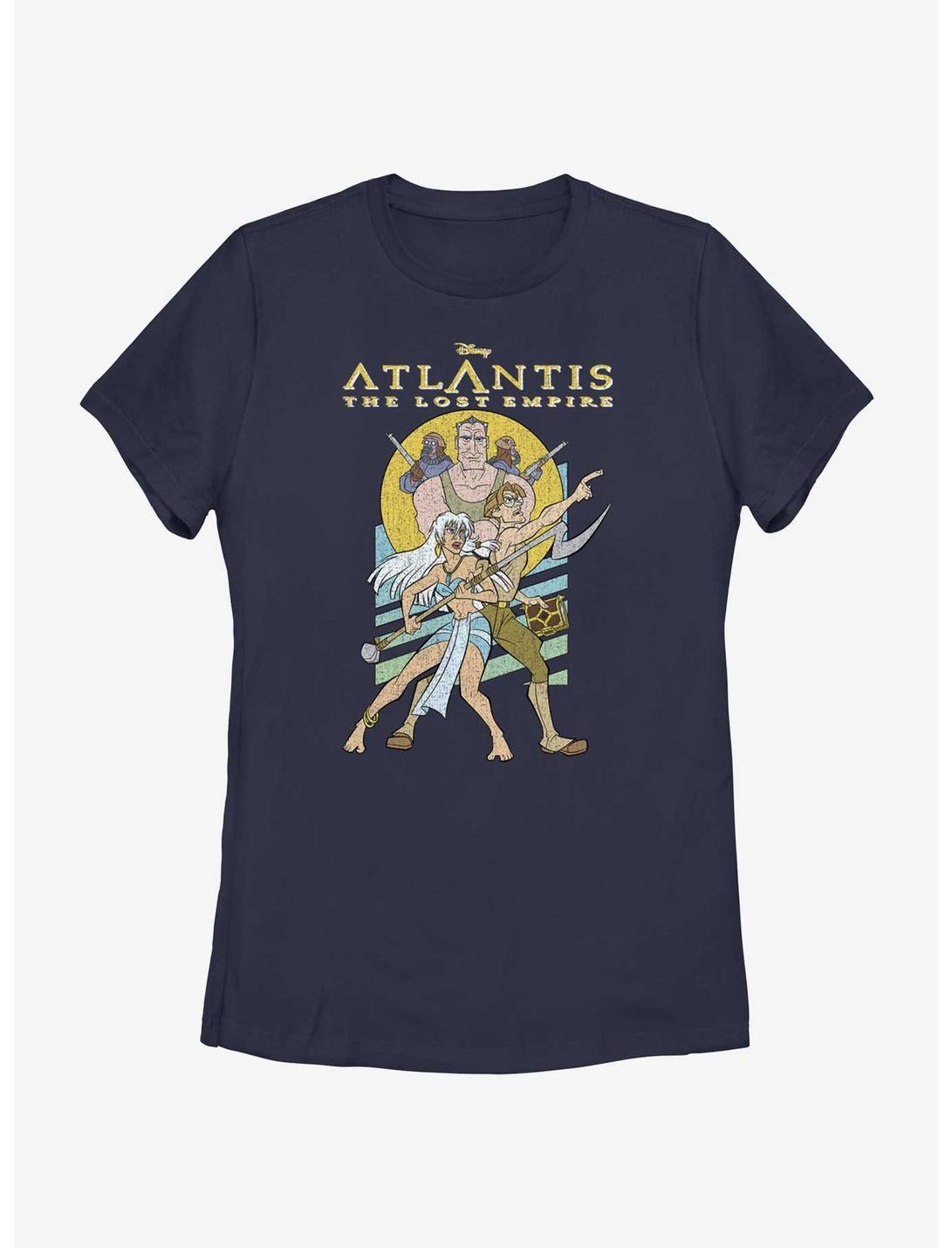 Disney Atlantis: The Lost Empire Protectors Kida and Milo Womens T-Shirt, NAVY, hi-res