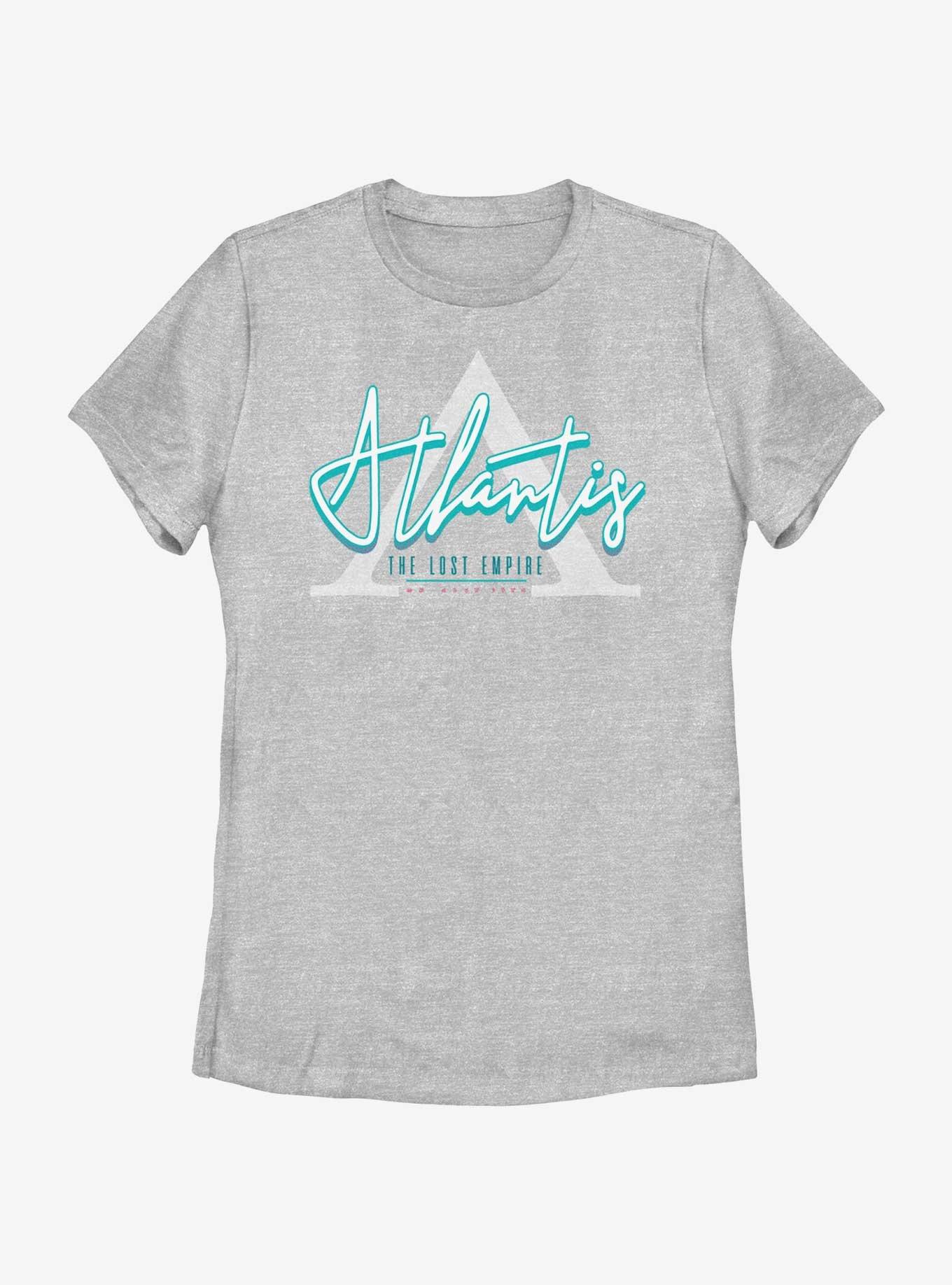 Disney Atlantis: The Lost Empire Symbol Logo Womens T-Shirt, ATH HTR, hi-res