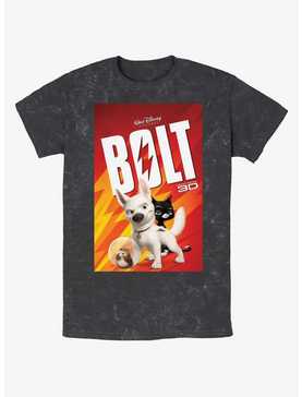 Disney Bolt Movie Poster Mineral Wash T-Shirt, , hi-res