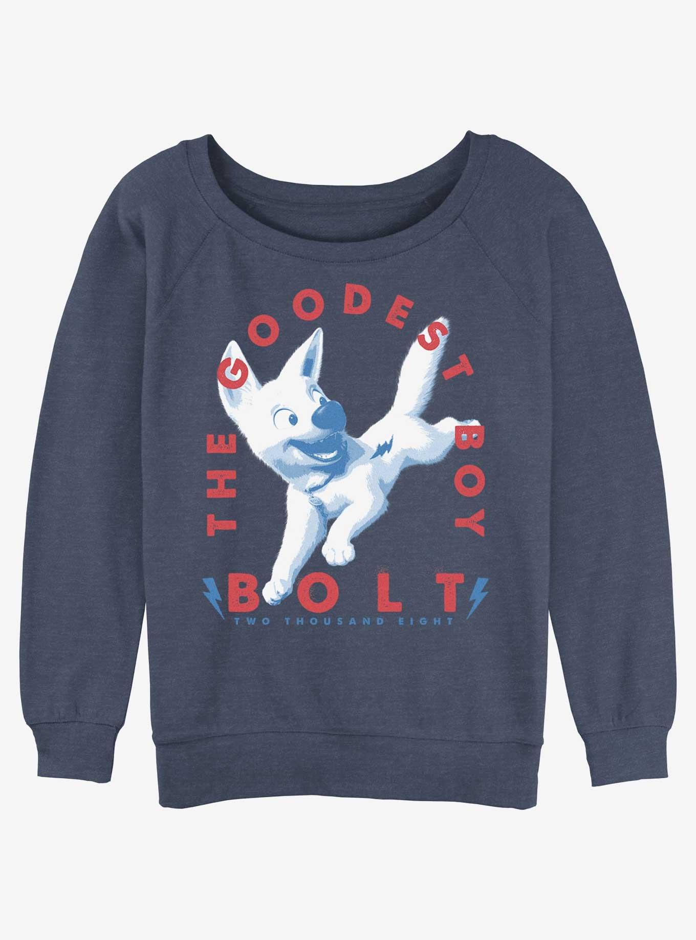 Disney Bolt The Goodest Boy Womens Slouchy Sweatshirt, , hi-res