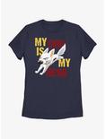 Disney Bolt My Dog Is My Hero Womens T-Shirt, NAVY, hi-res