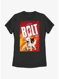 Disney Bolt Movie Poster Womens T-Shirt, BLACK, hi-res