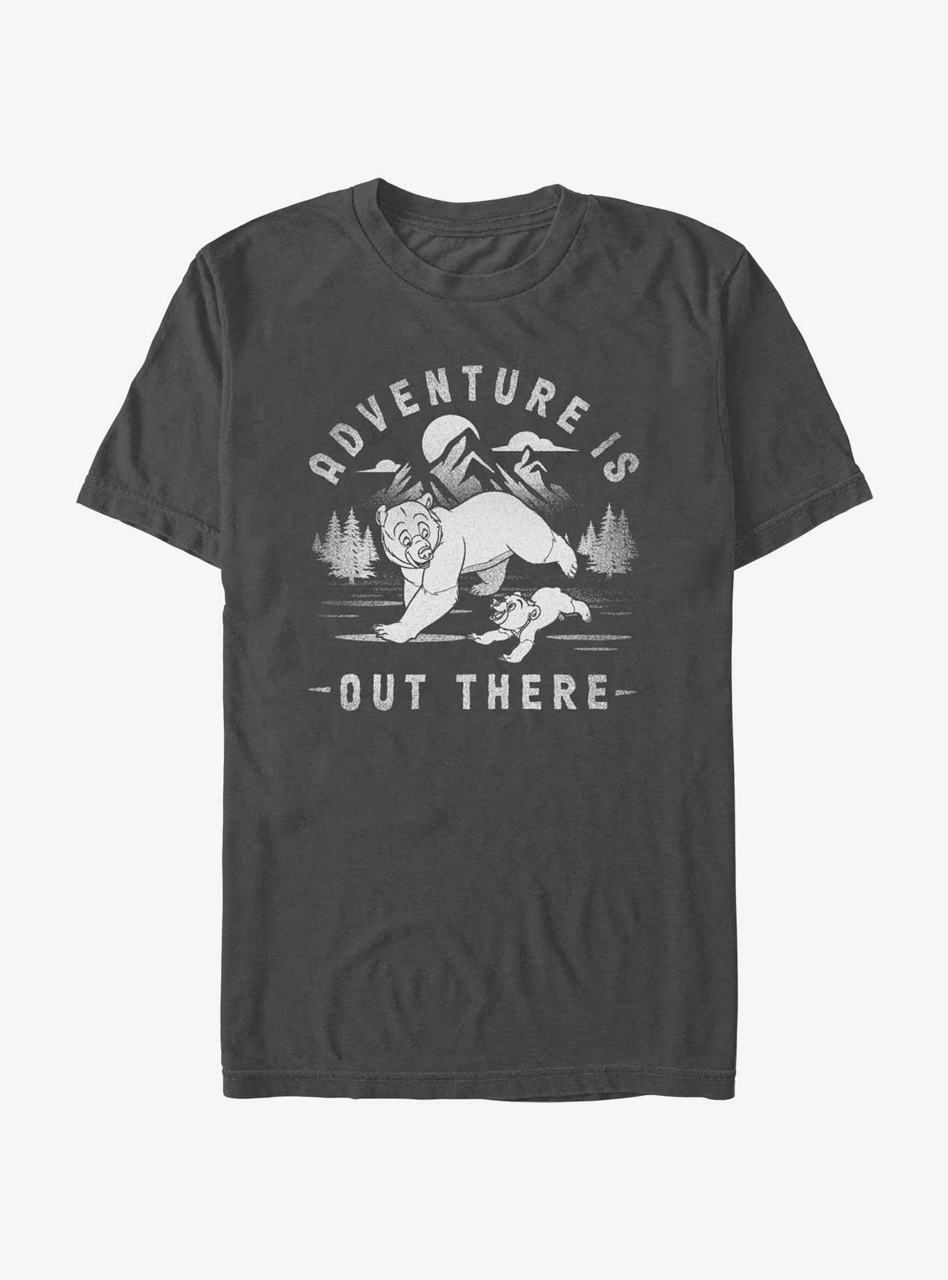 Disney Brother Bear Adventure Is Out There Kenai and Koda T-Shirt, CHARCOAL, hi-res