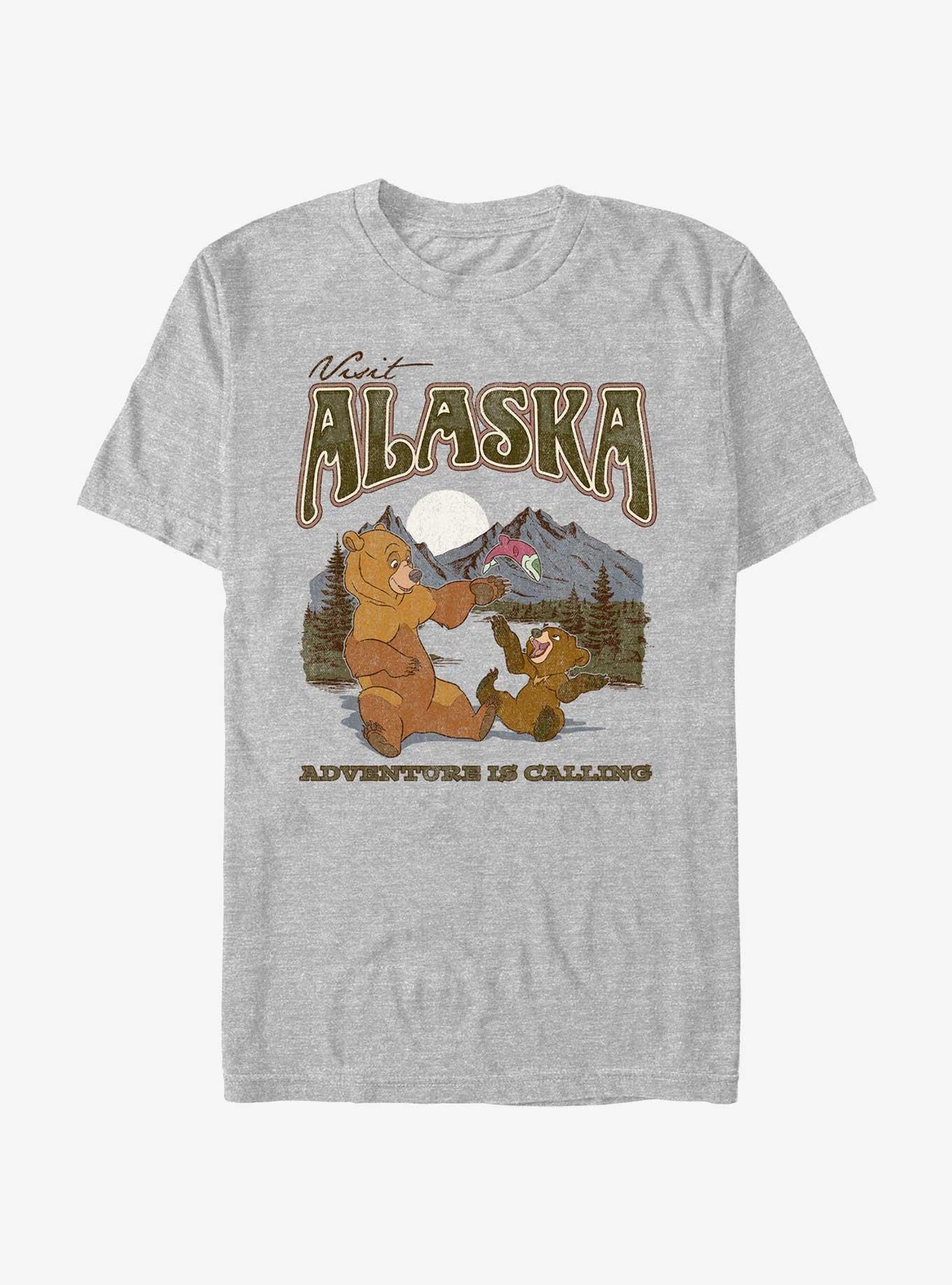 Disney Brother Bear Visit Alaska Adventure Is Calling T-Shirt, ATH HTR, hi-res