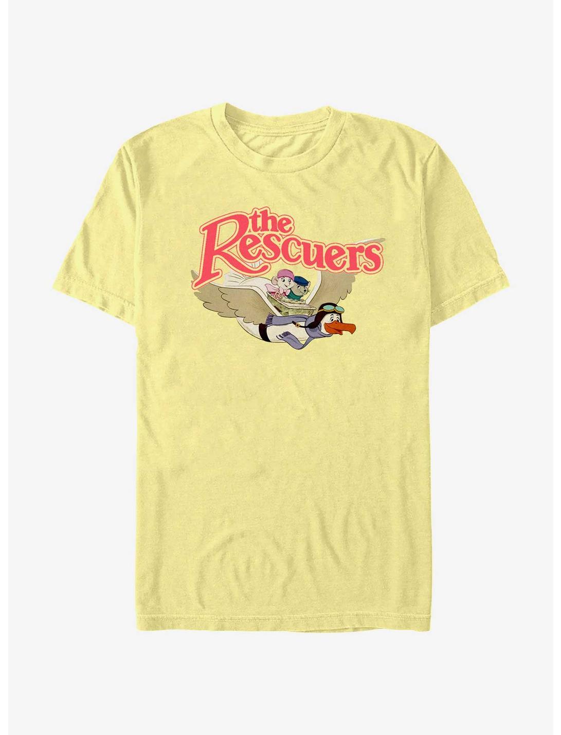 Disney The Rescuers Down Under Bernard and Bianca Flyby T-Shirt, BANANA, hi-res