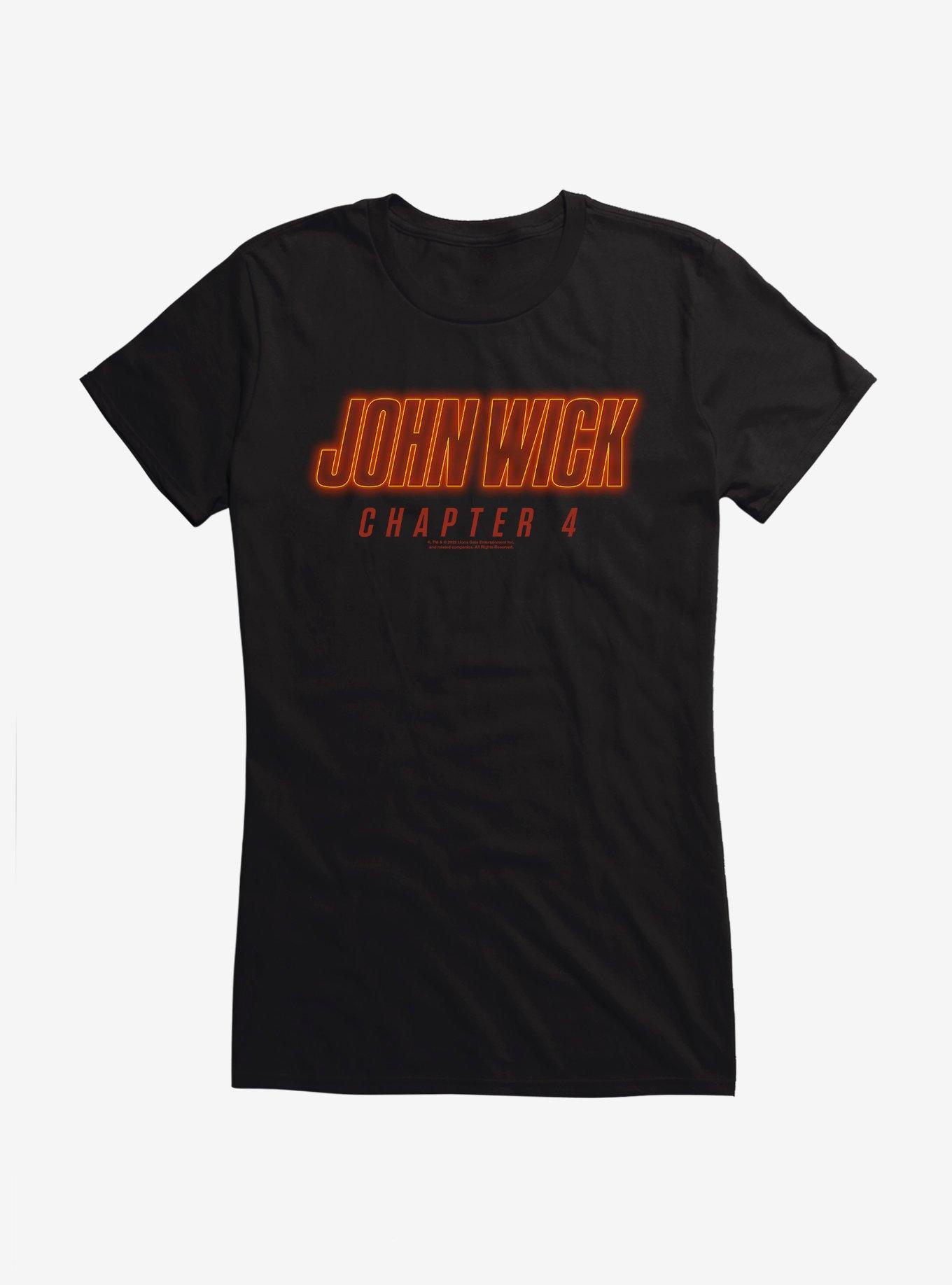 John Wick: Chapter 4 Title Logo Girls T-Shirt, , hi-res