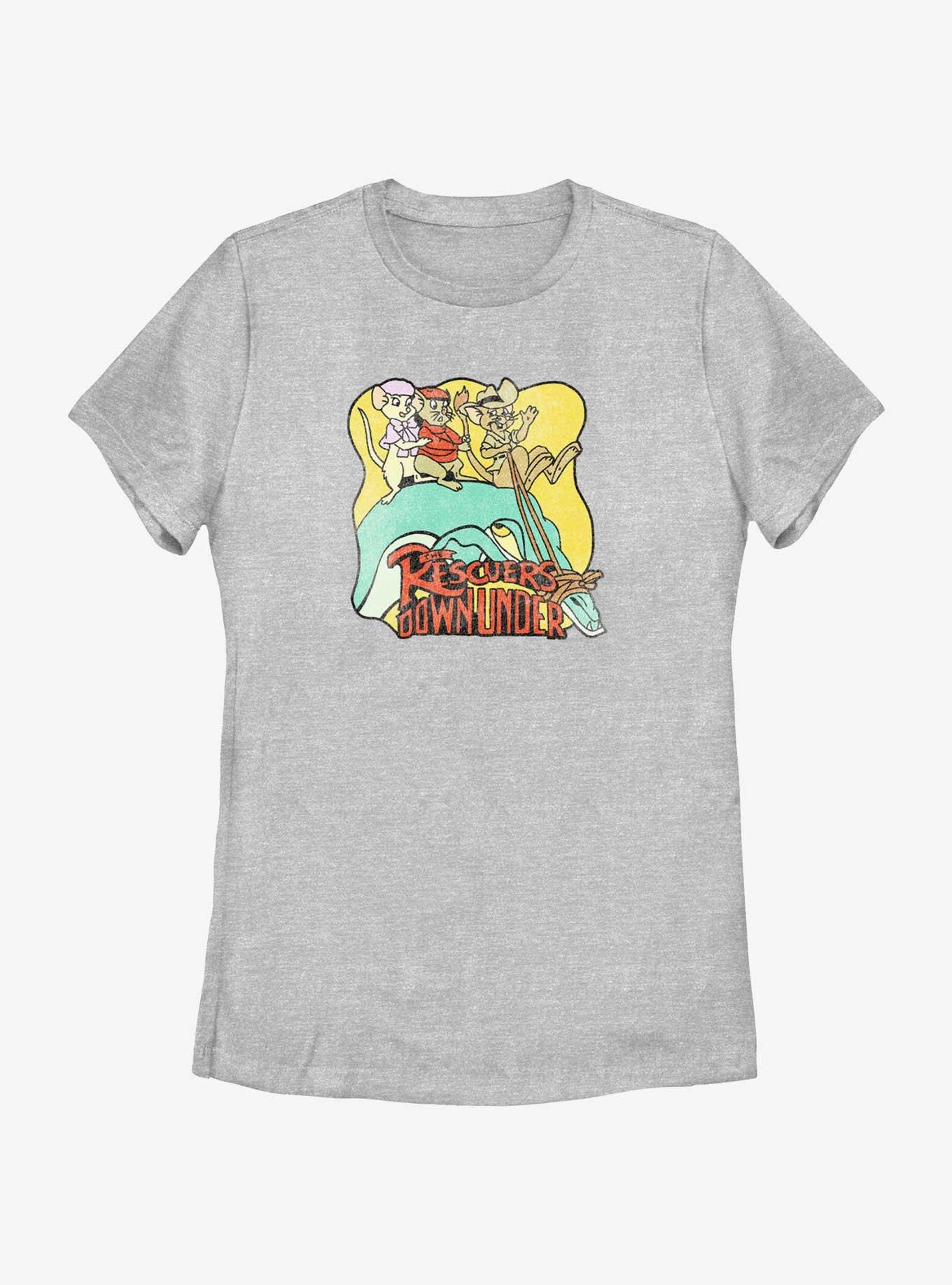 Disney The Rescuers Down Under Adventures With Jake Womens T-Shirt, ATH HTR, hi-res