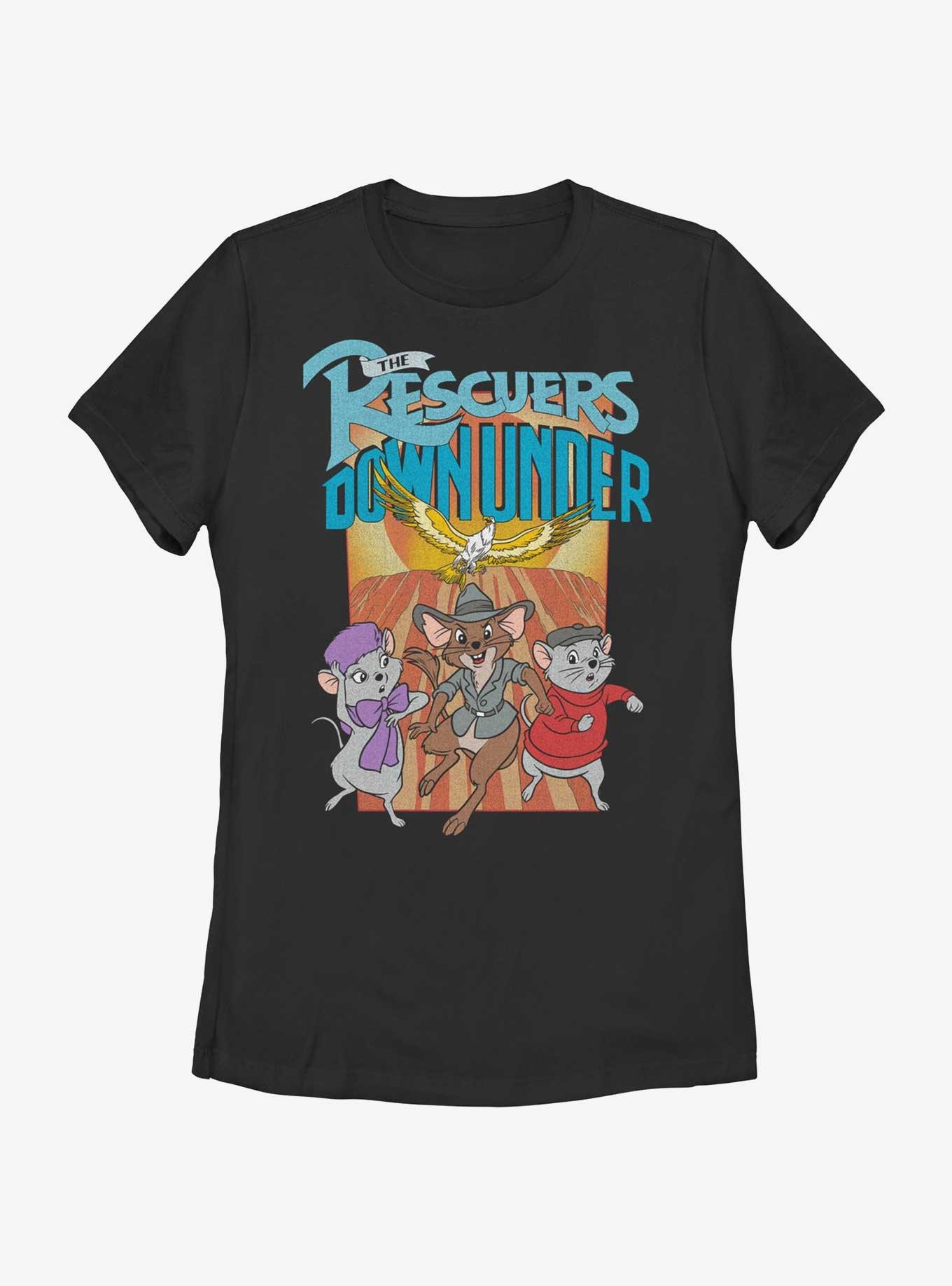 Disney The Rescuers Down Under Flight of the Marahute Womens T-Shirt, BLACK, hi-res