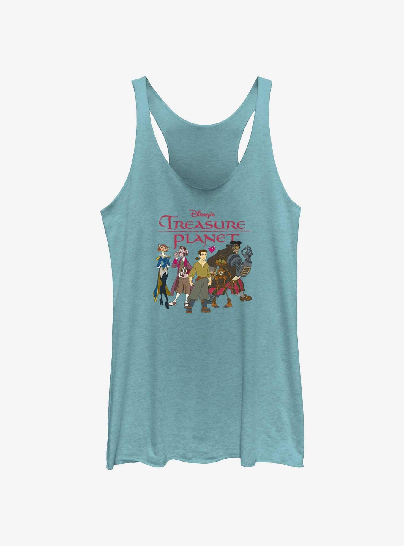 Disney Treasure Planet Groupshot Womens Tank Top, TAHI BLUE, hi-res