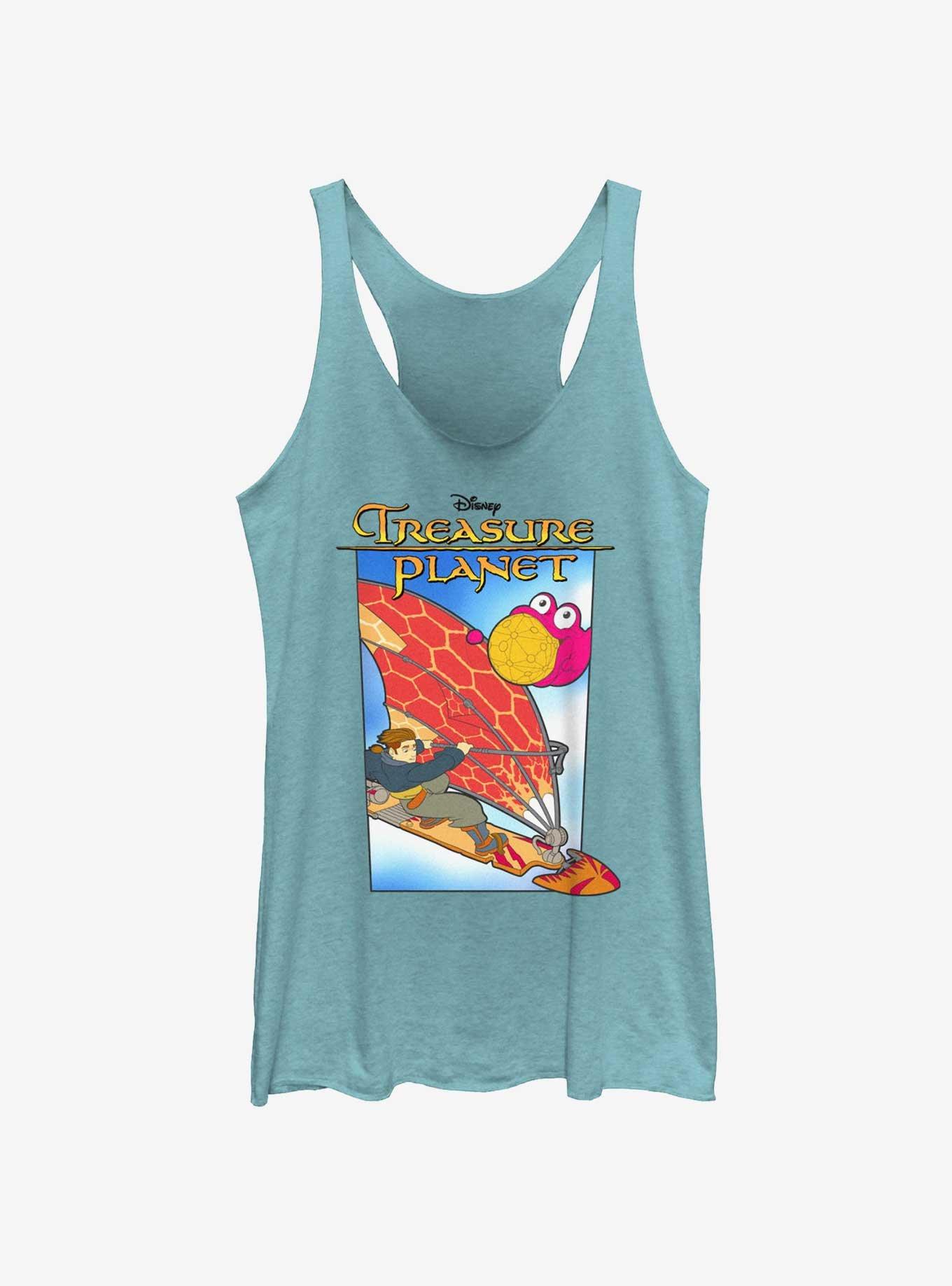 Disney Treasure Planet Jim Hawkins Solar Surfer Poster Womens Tank Top Her Universe Web Exclusive, TAHI BLUE, hi-res