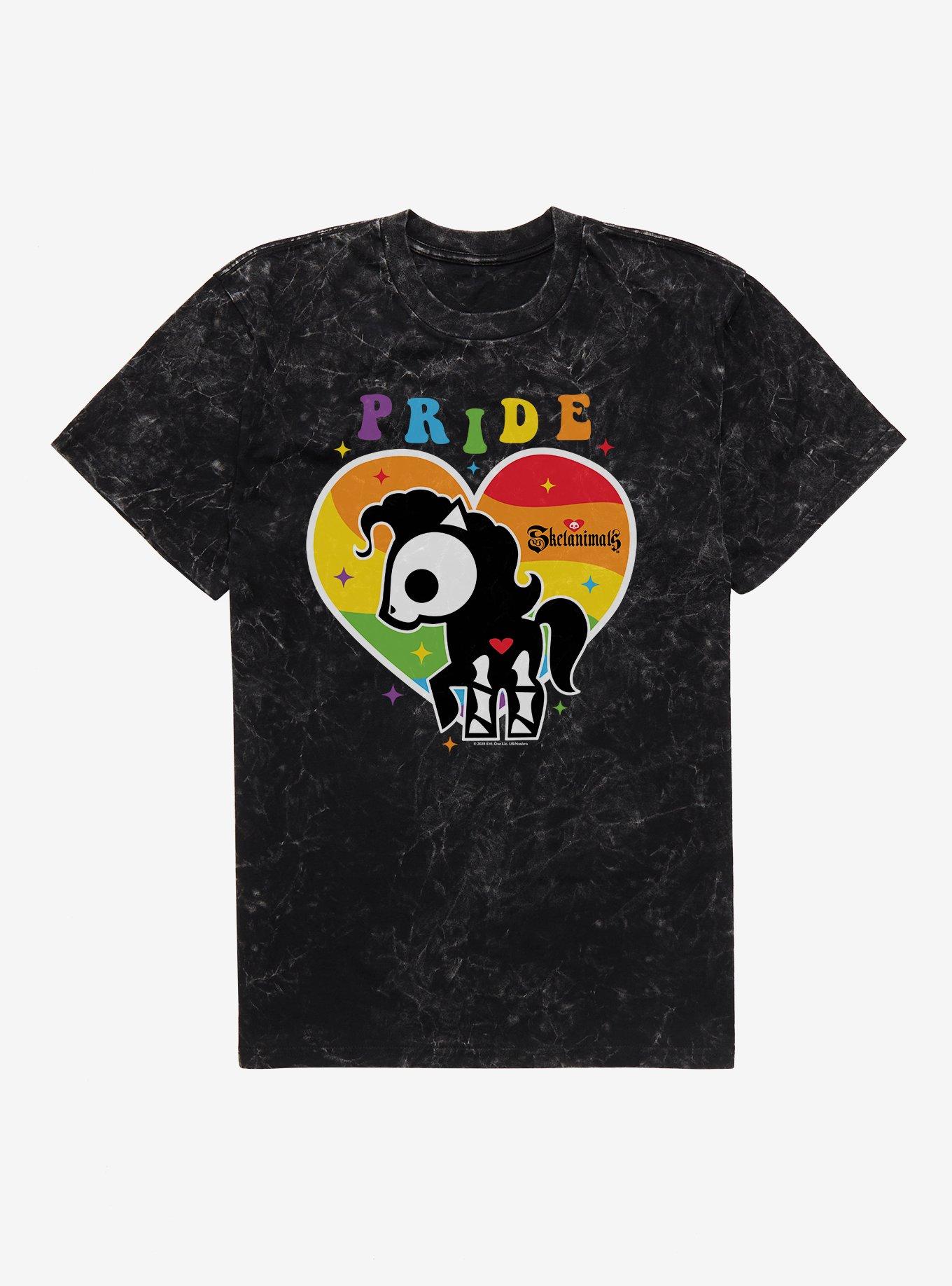 Skelanimals Bonita Pride Heart Mineral Wash T-Shirt, , hi-res