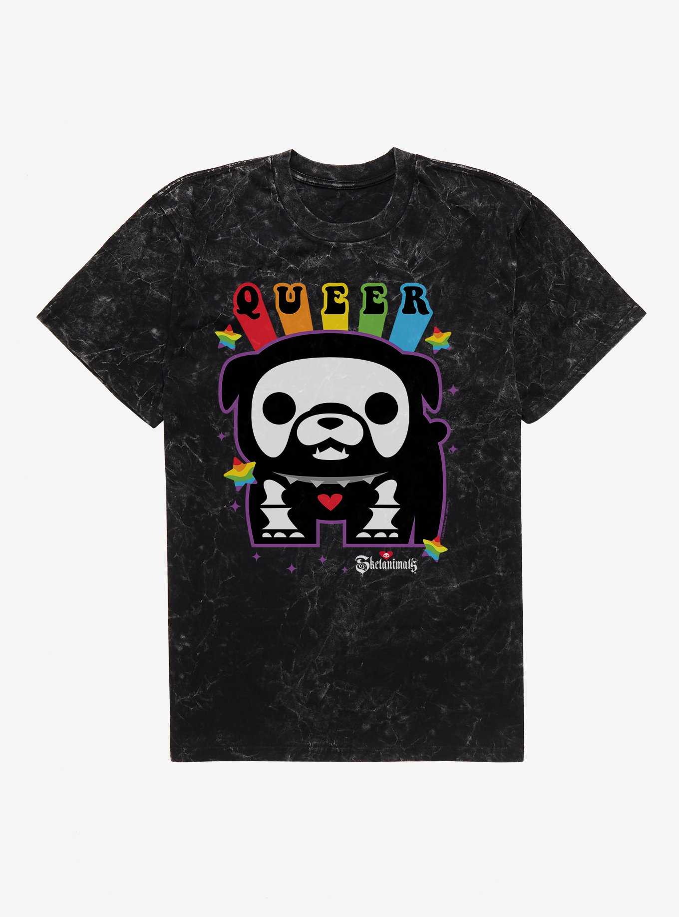 Skelanimals Maxx Pride Queer Mineral Wash T-Shirt, , hi-res