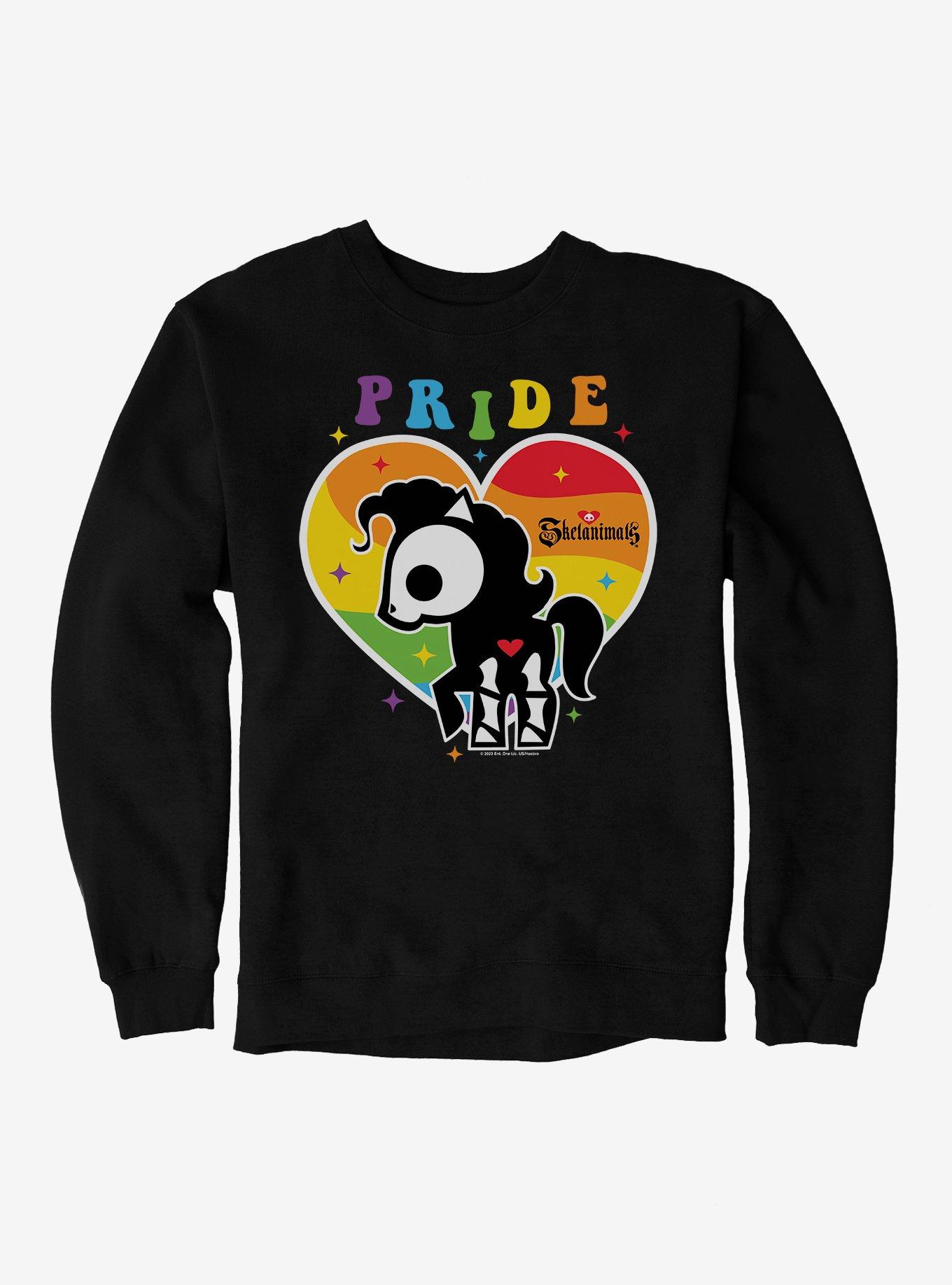 Skelanimals Bonita Pride Heart Sweatshirt, , hi-res