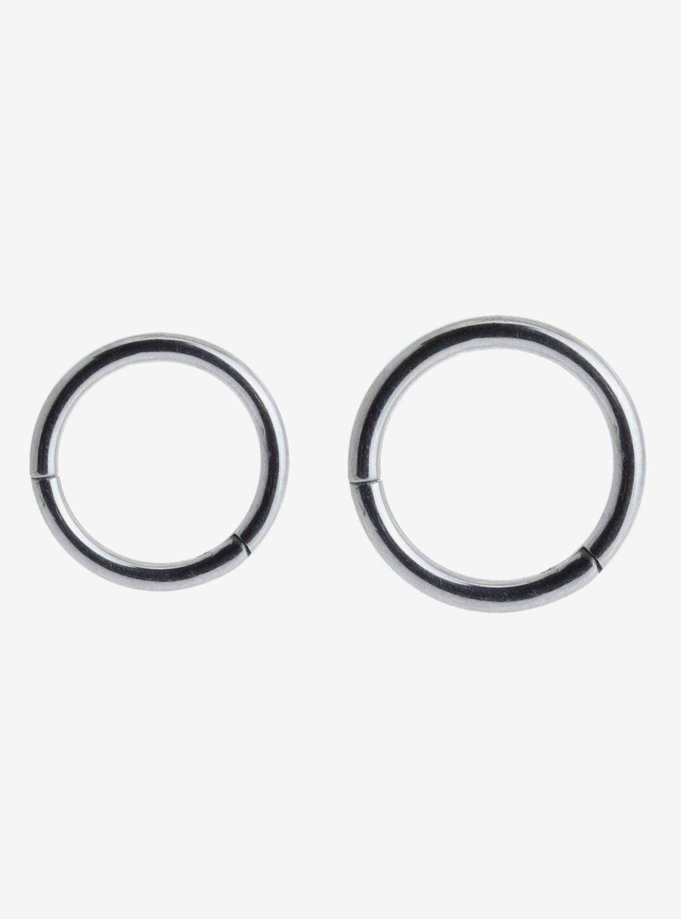 Steel Silver Small & Large Clicker 2 Pack | Hot Topic