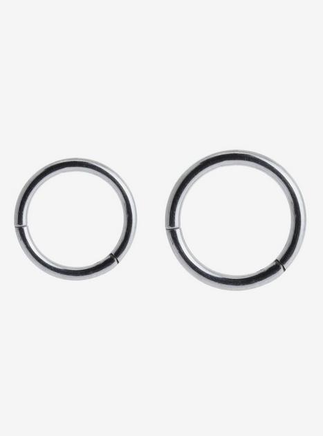 Steel Silver Small & Large Clicker 2 Pack | Hot Topic
