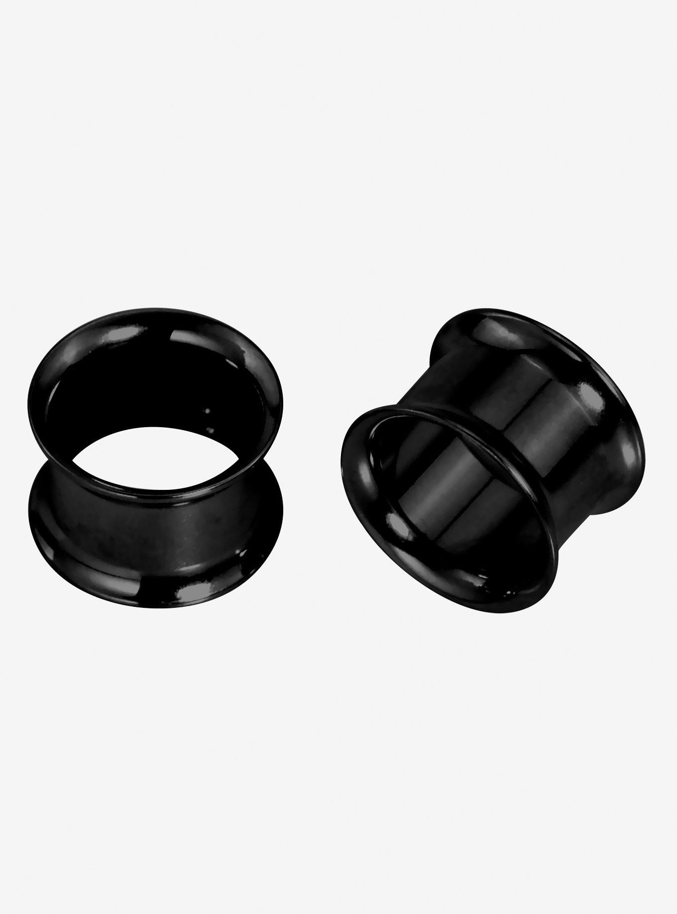 Steel Black Eyelet Plug 2 Pack, MULTI, hi-res