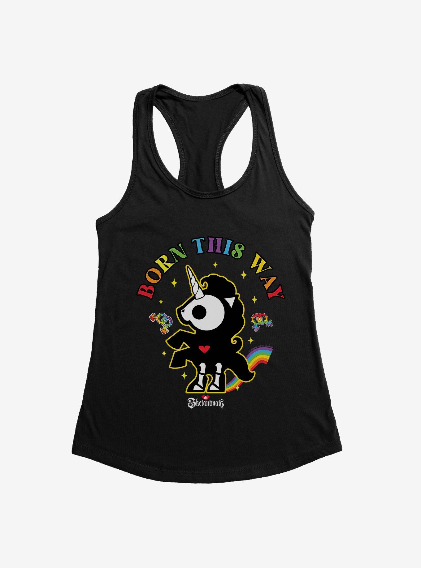 Skelanimals Bonita Born This Way Girls Tank, BLACK, hi-res