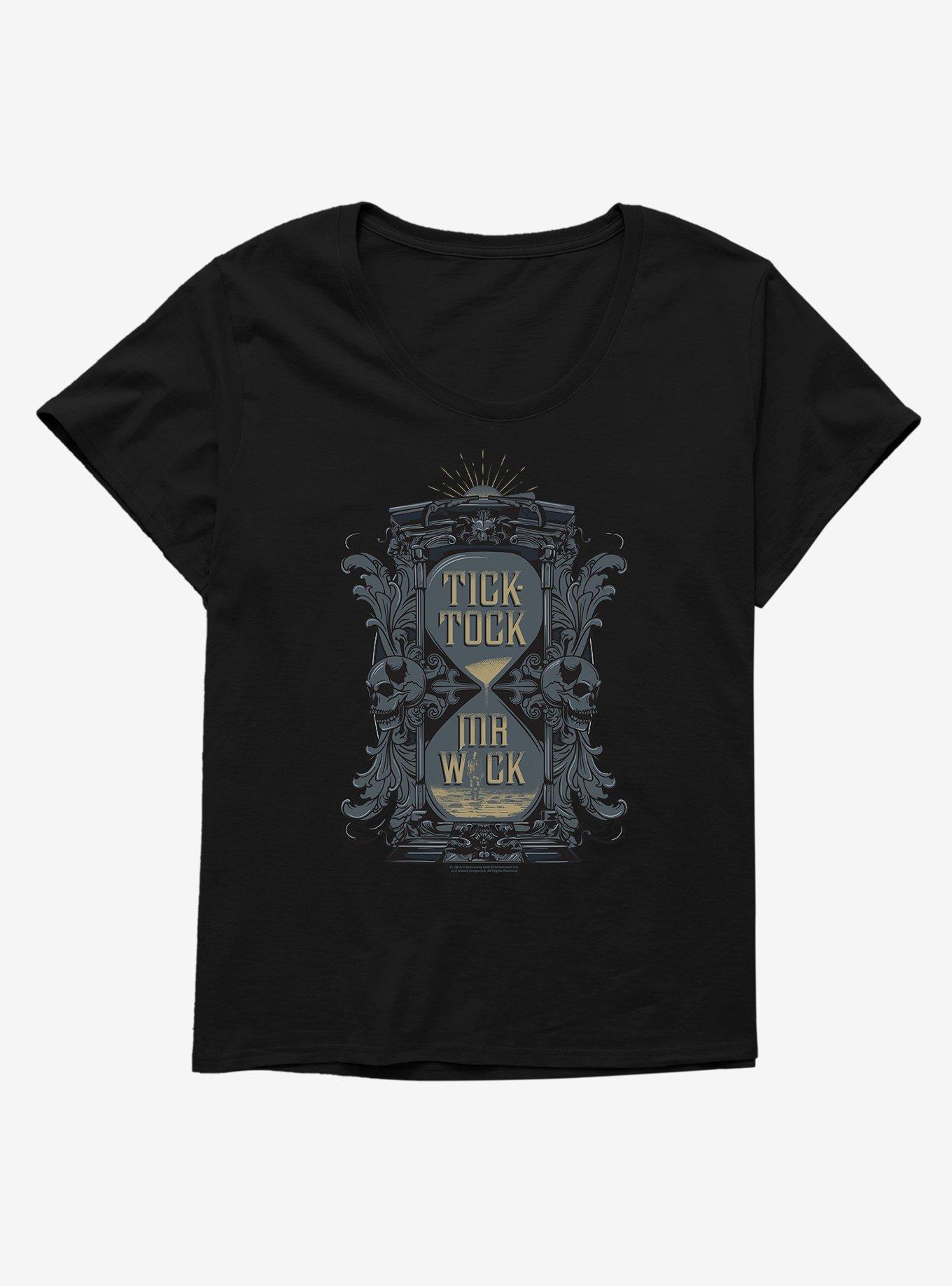 John Wick: Chapter 4 Hourglass Womens T-Shirt Plus Size, BLACK, hi-res