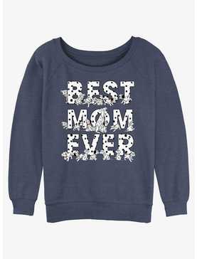Disney 101 Dalmatians Perdita Best Mom Ever Girls Slouchy Sweatshirt, , hi-res