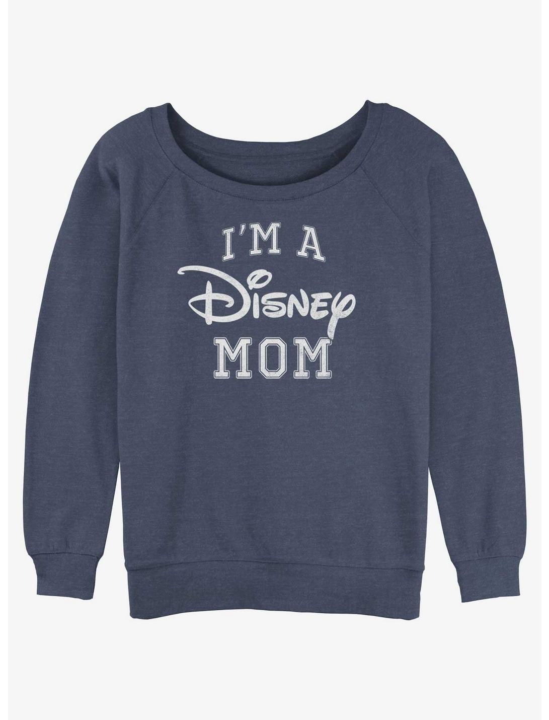 Disney Channel Disney Mom Girls Slouchy Sweatshirt, BLUEHTR, hi-res