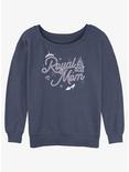 Disney Princesses Royal Mom Girls Slouchy Sweatshirt, BLUEHTR, hi-res