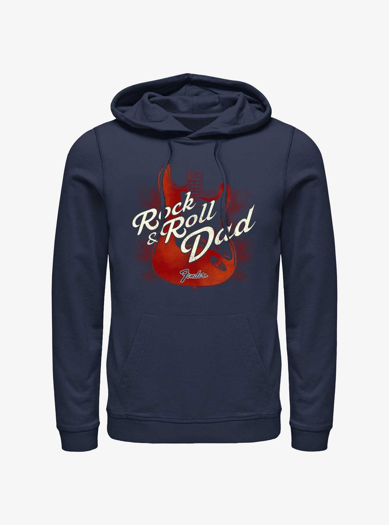 Fender Rock & Roll Dad Hoodie, NAVY, hi-res
