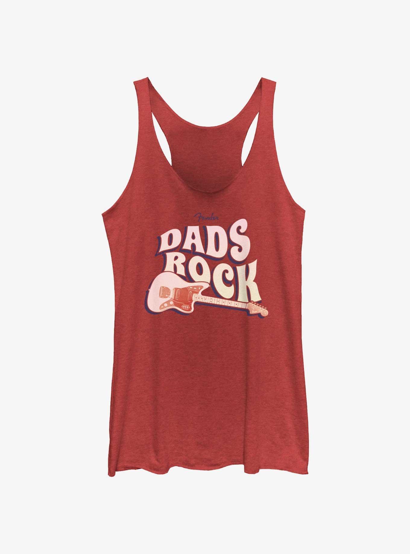 Fender Dads Rock Girls Tank, RED HTR, hi-res