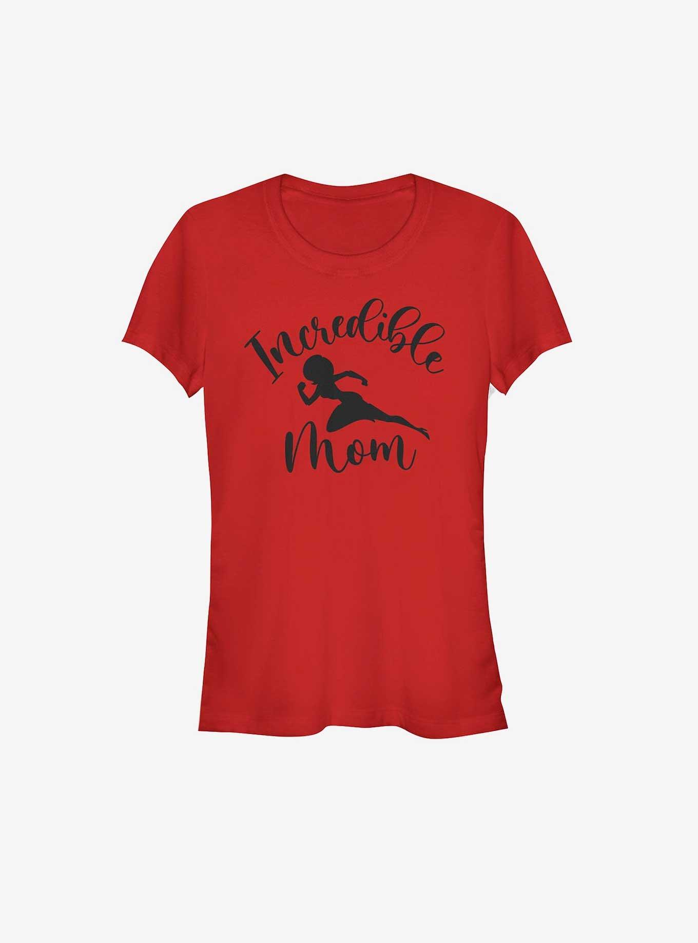 Disney Pixar The Incredibles Incredible Mom Girls T-Shirt, RED, hi-res