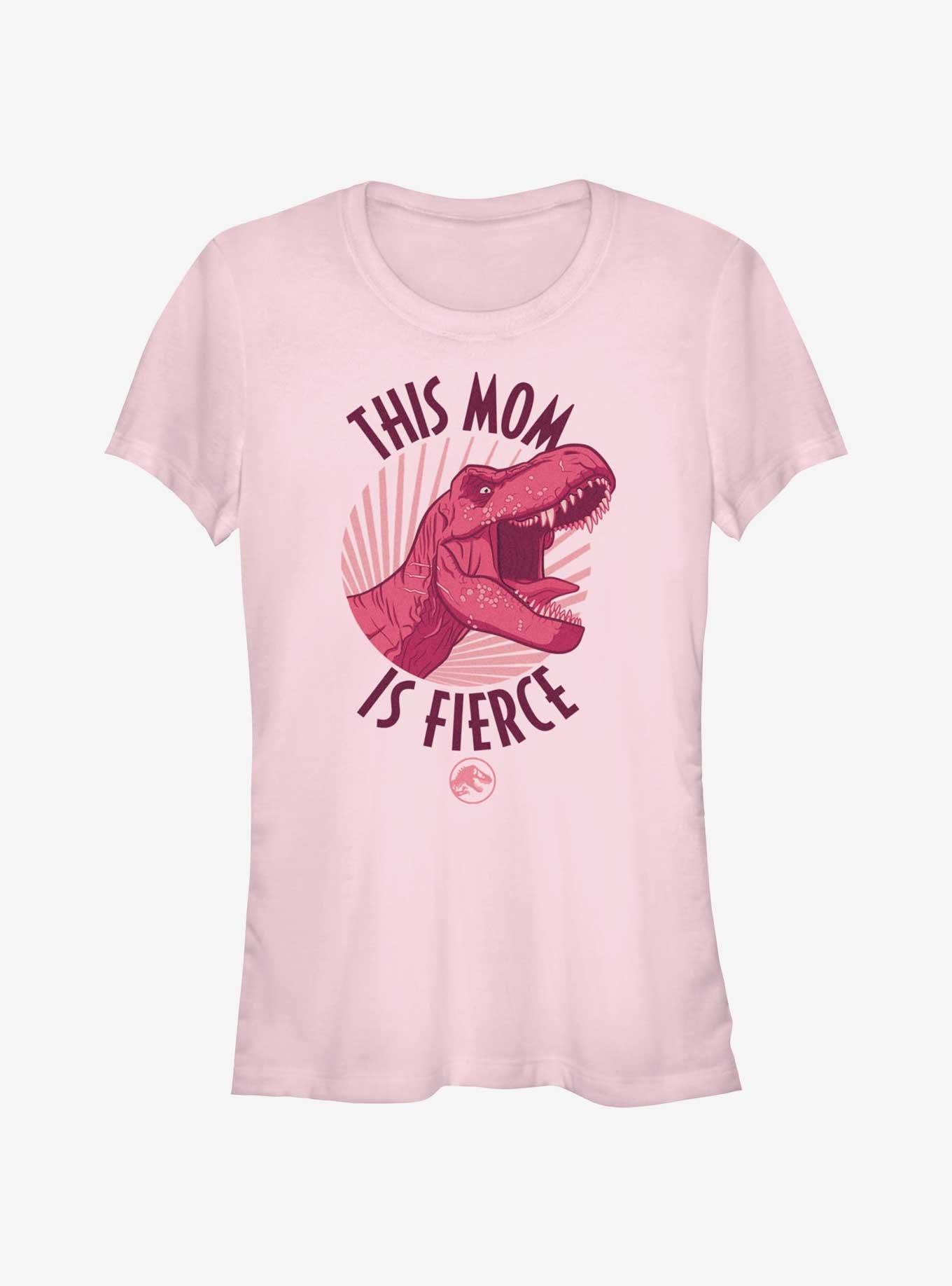 Jurassic Park This Mom Is Fierce Girls T-Shirt, LIGHT PINK, hi-res