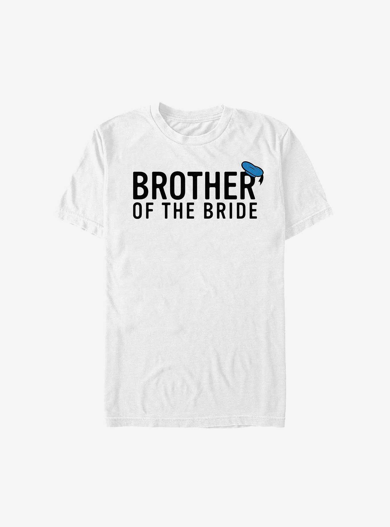 Disney Donald Duck Brother Of The Bride T-Shirt, WHITE, hi-res