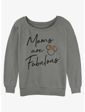 Plus Size Disney Mickey Mouse Moms Are Fabulous Girls Slouchy Sweatshirt, , hi-res