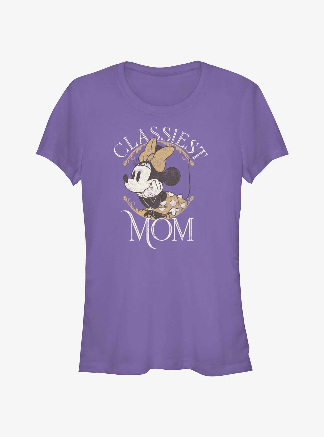 Disney Minnie Mouse Classiest Mom Girls T-Shirt, PURPLE, hi-res