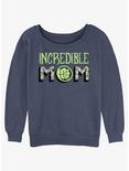 Marvel Incredible Hulk Mom Girls Slouchy Sweatshirt, BLUEHTR, hi-res