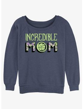 Marvel Incredible Hulk Mom Girls Slouchy Sweatshirt, , hi-res