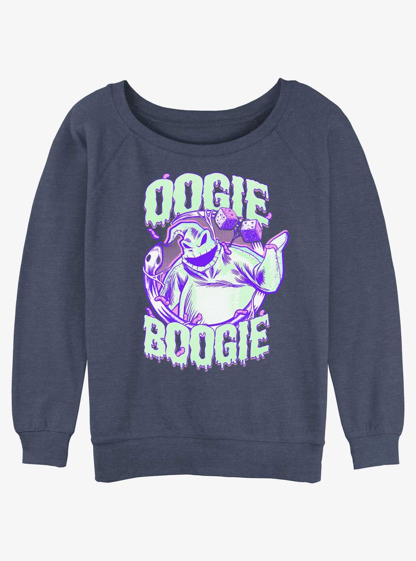 Disney The Nightmare Before Christmas Oogie Boogie Girls Slouchy Sweatshirt