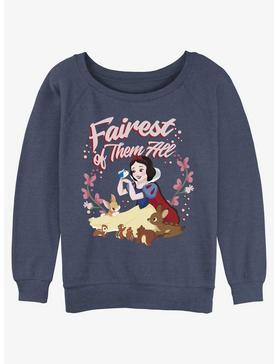 Plus Size Disney Snow White and the Seven Dwarfs Fairest of Them All Girls Slouchy Sweatshirt, , hi-res
