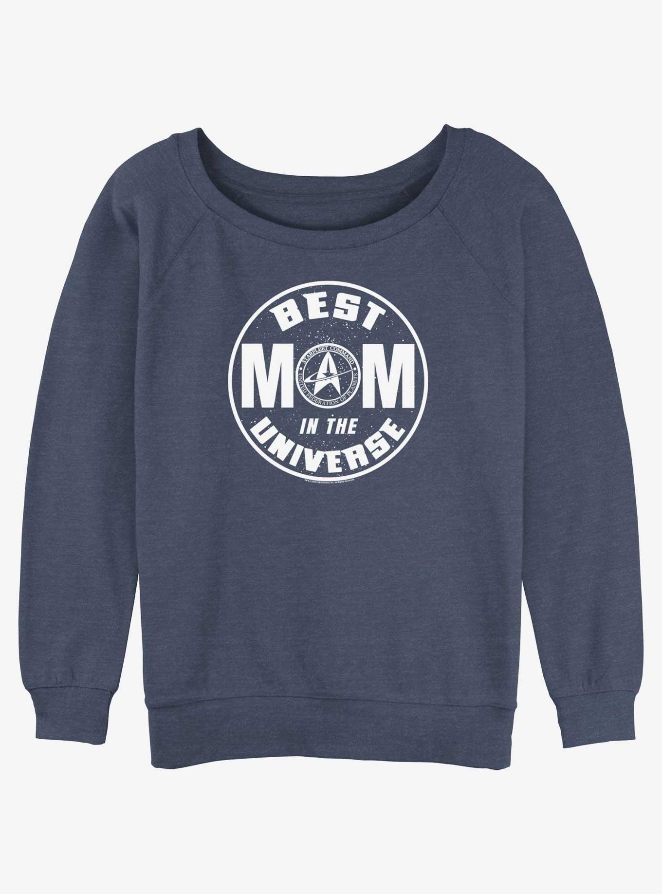 Star Trek Best Mom In The Universe Girls Slouchy Sweatshirt, , hi-res