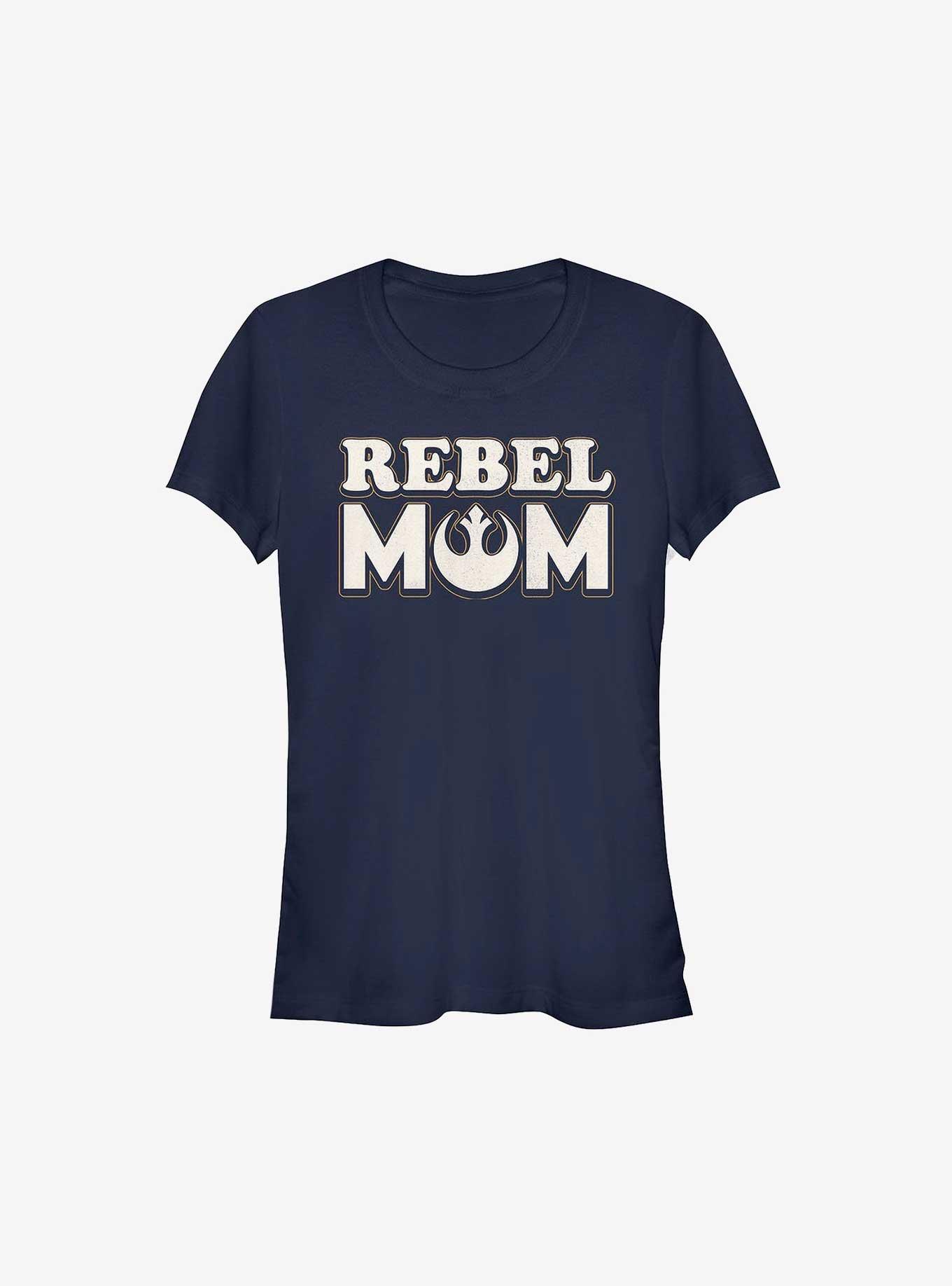 Disney Star Wars Rebel Mom Girls T-Shirt, NAVY, hi-res